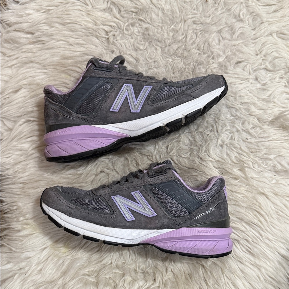 New Balance 990v5 Lead Dark Violet Glow Women's Size 37EU‎ 6.5 US